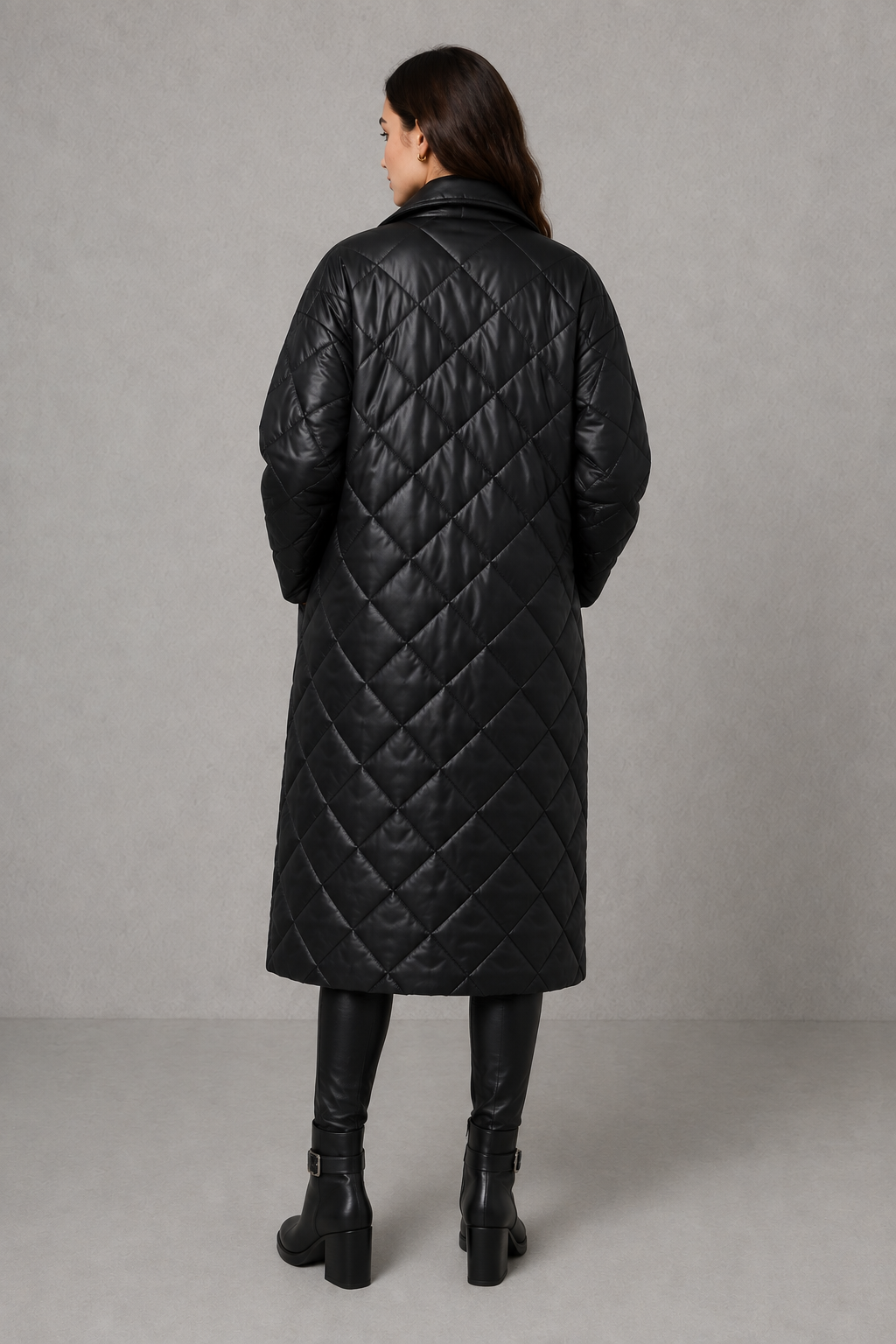 Imogen | Reversible Leopard Print Quilted Coat
