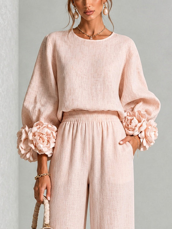 Emery | Two-Piece Floral Cuff Set