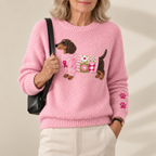 Matilda | Dachshund Graphic Knit Jumper