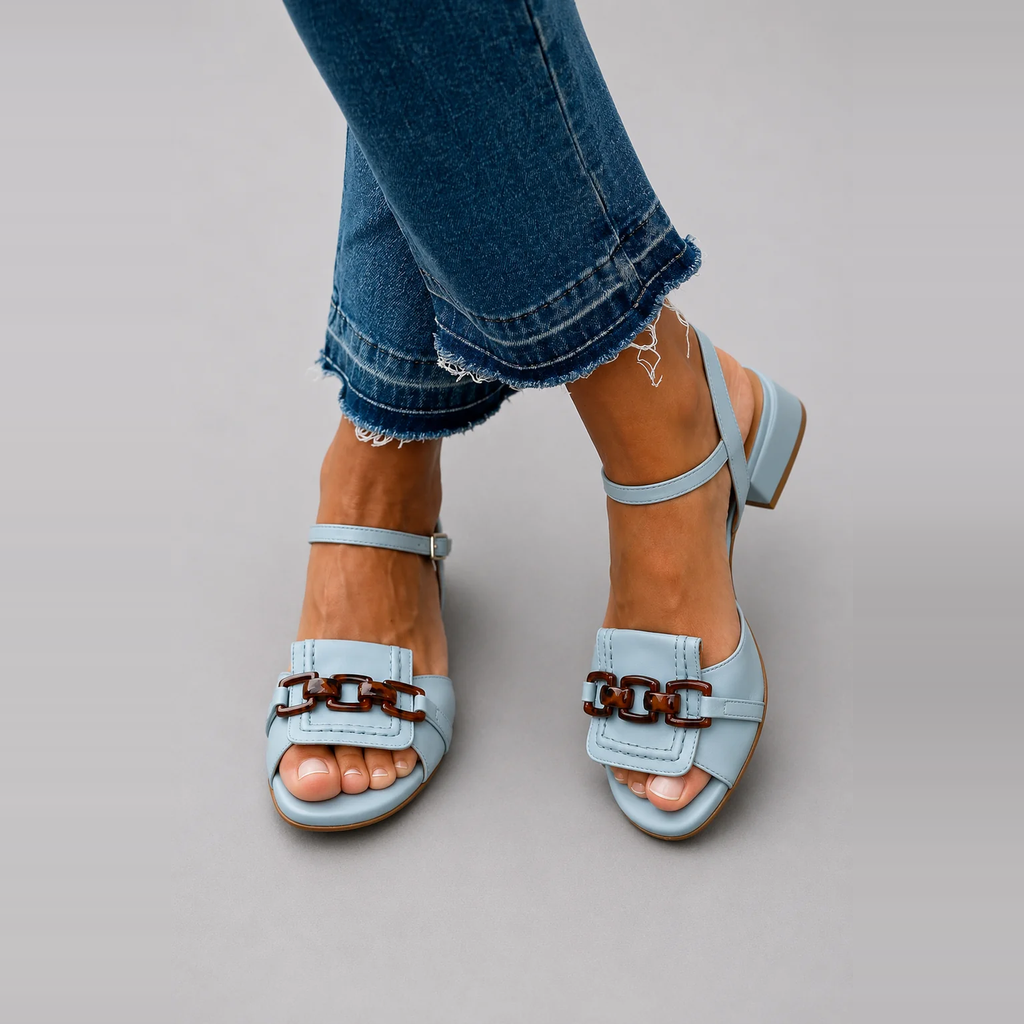 Luella | Chain-Trim Sandals