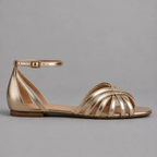 Rae | Glowing Gold Sandals