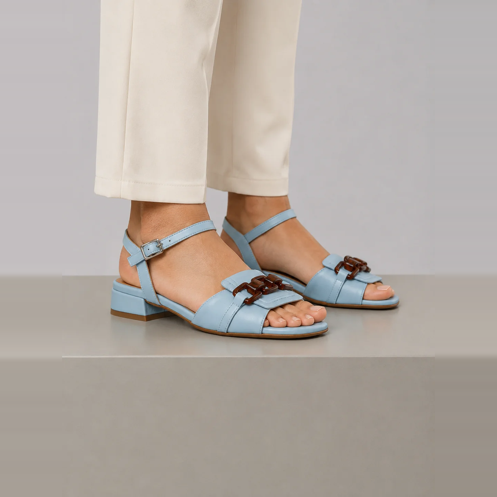 Luella | Chain-Trim Sandals