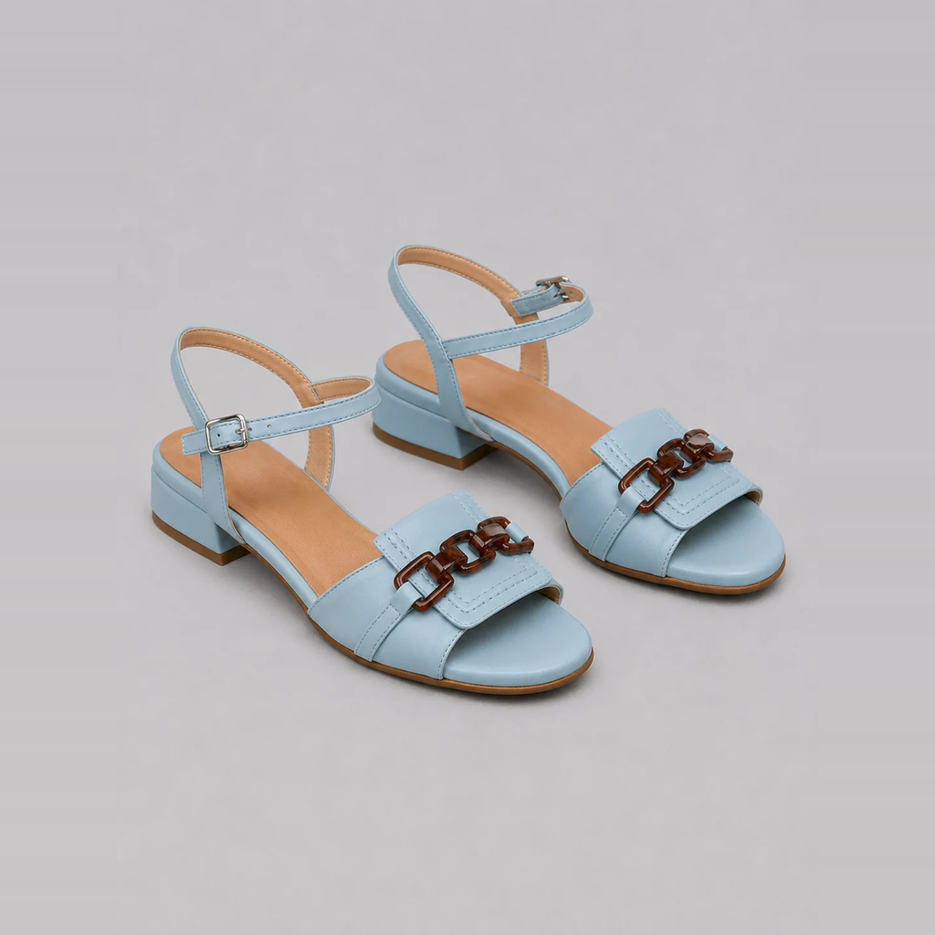 Luella | Chain-Trim Sandals