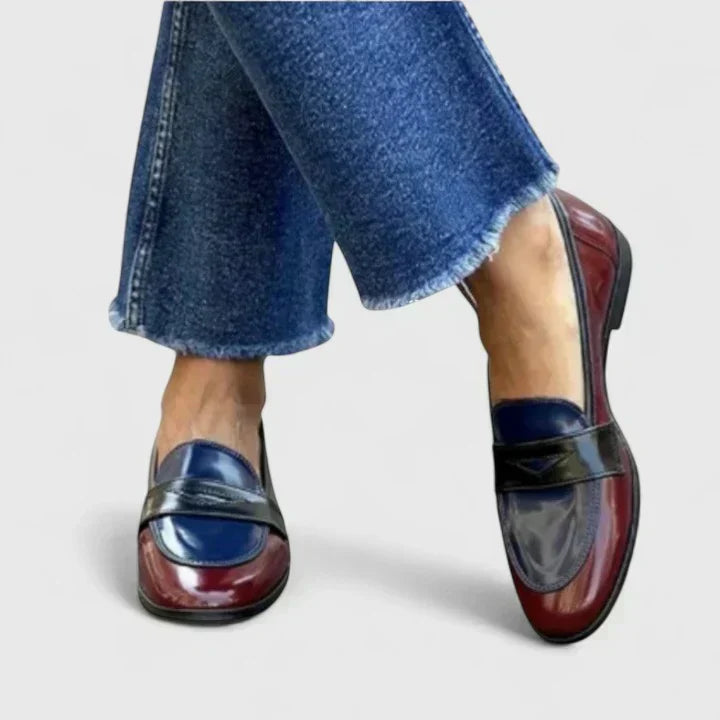 Darcy | Elegant Colour-Block Loafers
