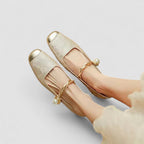 Mercy | Embellished Mary Jane Flat Shoes