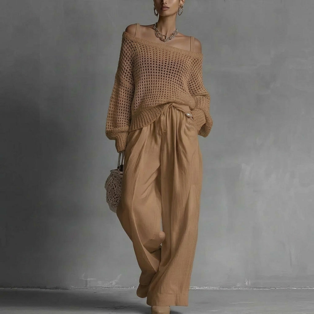Billie | Elegant Off-Shoulder Two-Piece Set