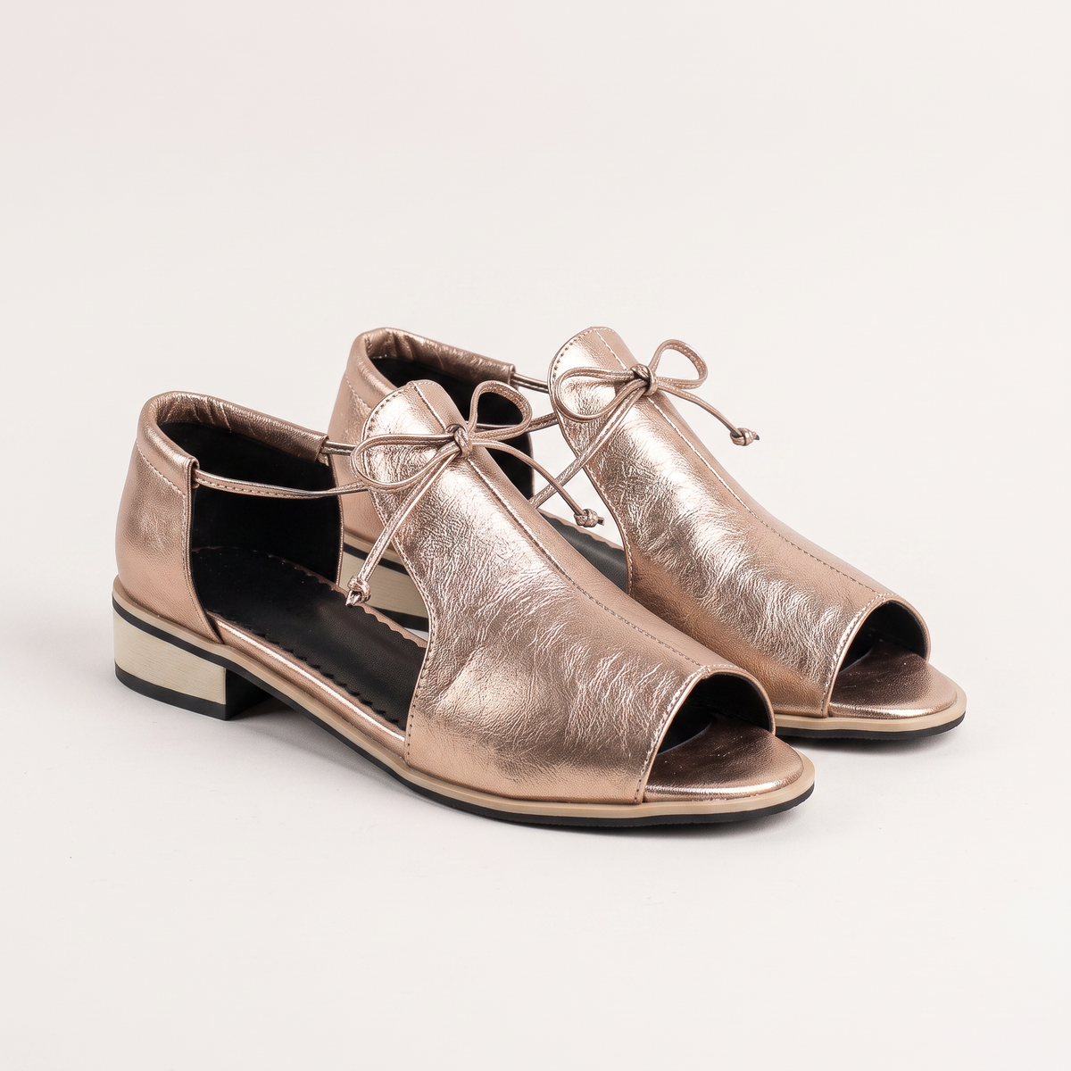 Jocelyn | Open-Toe Bow Strap Sandals