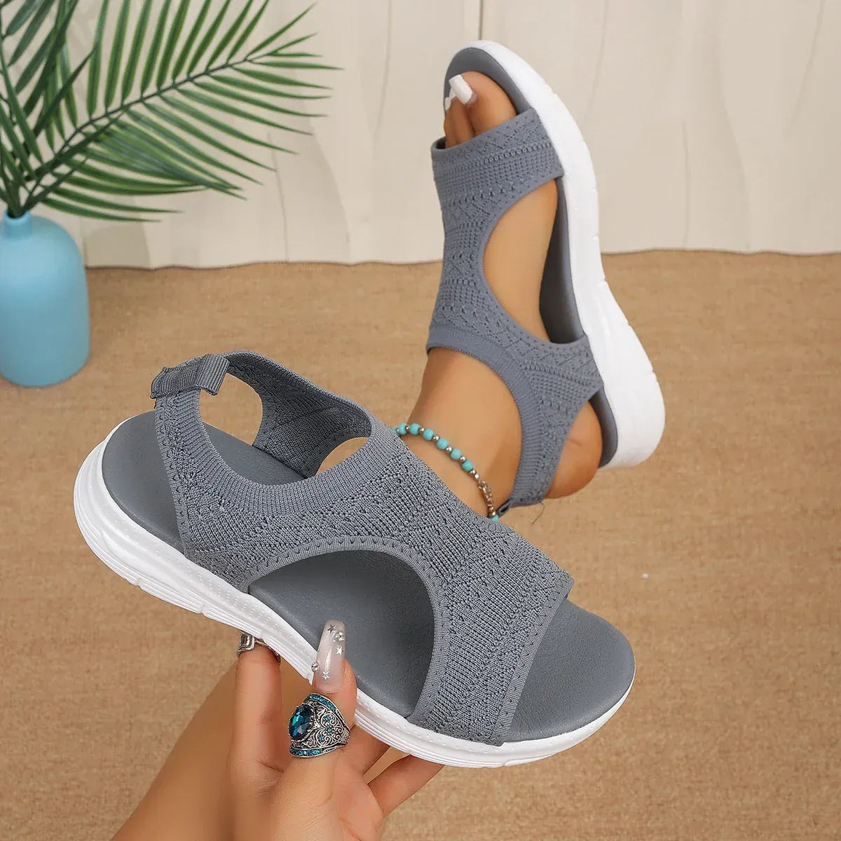 Calla | Airy Mesh Comfort Sandals