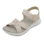 Sage | Braided Strap Cushioned Sandals