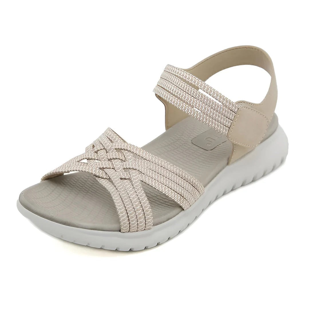 Sage | Braided Strap Cushioned Sandals