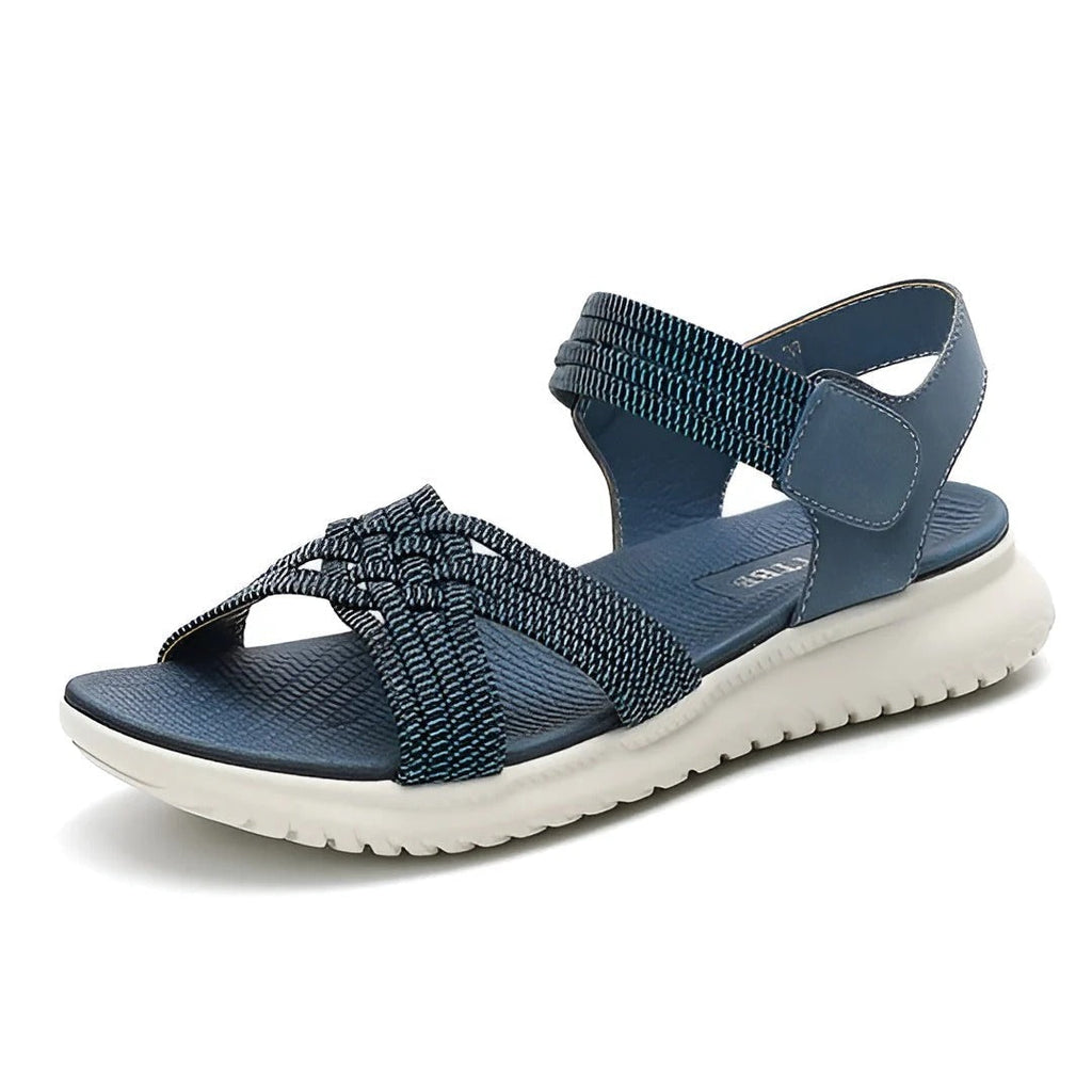 Sage | Braided Strap Cushioned Sandals