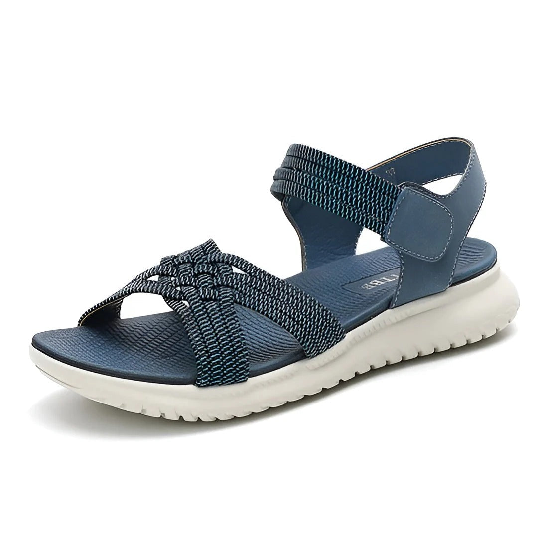 Sage | Braided Strap Cushioned Sandals