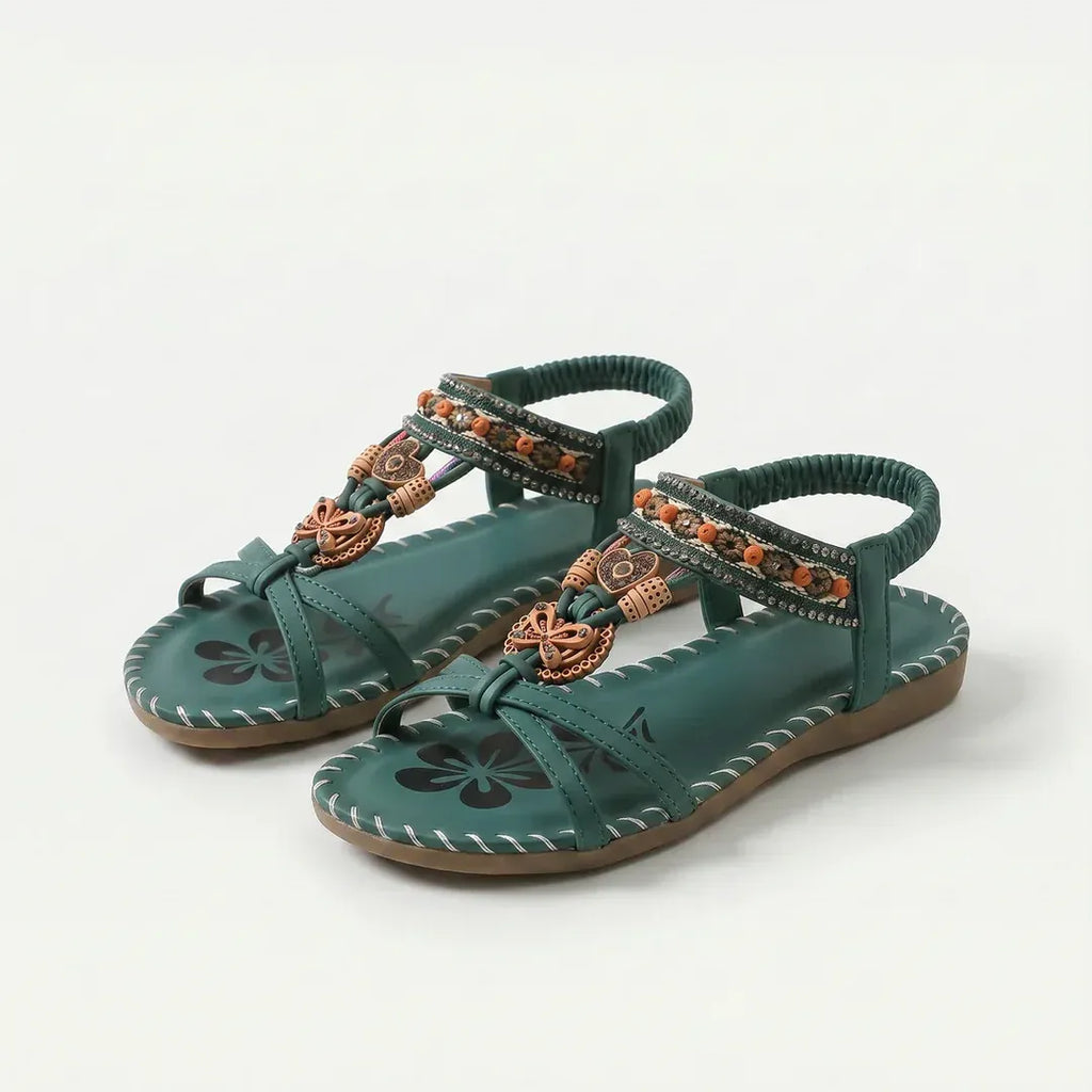 Winona | Elasticated Heel Strap Sandals
