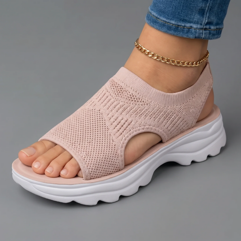Fable | Adjustable Strap Mesh Sandals