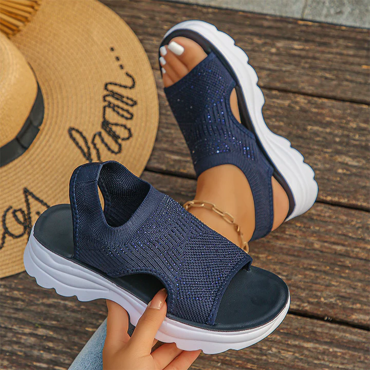 Fable | Adjustable Strap Mesh Sandals
