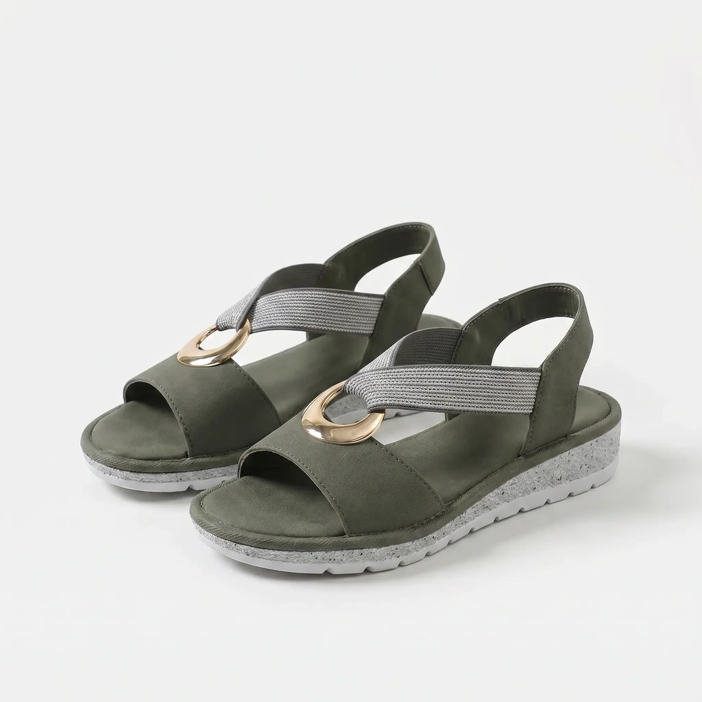 Morgan | Braided Crossover Ring Sandals