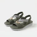 Morgan | Braided Crossover Ring Sandals