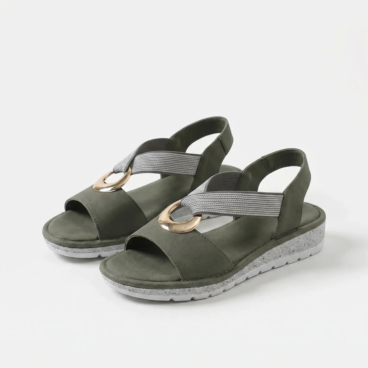 Morgan | Braided Crossover Ring Sandals