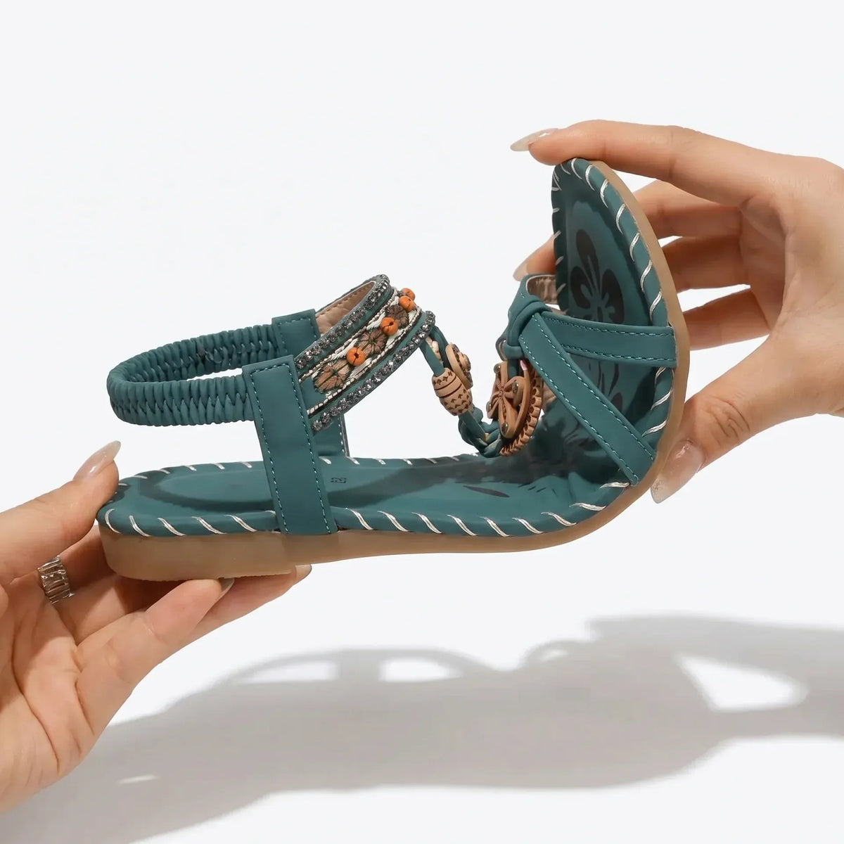 Winona | Elasticated Heel Strap Sandals