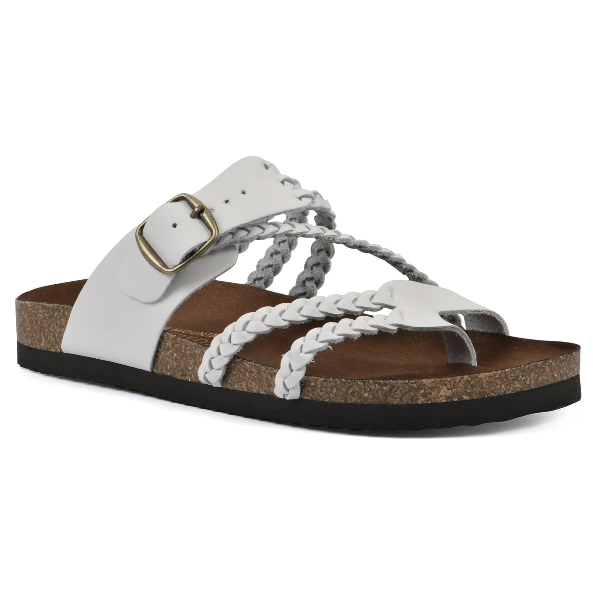 Tindra | Braided Buckle Toe-Post Sandals