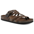 Tindra | Braided Buckle Toe-Post Sandals