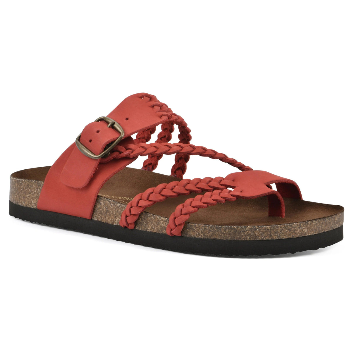 Tindra | Braided Buckle Toe-Post Sandals