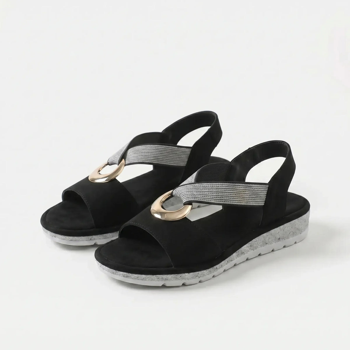 Morgan | Braided Crossover Ring Sandals