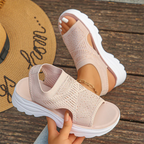 Fable | Adjustable Strap Mesh Sandals