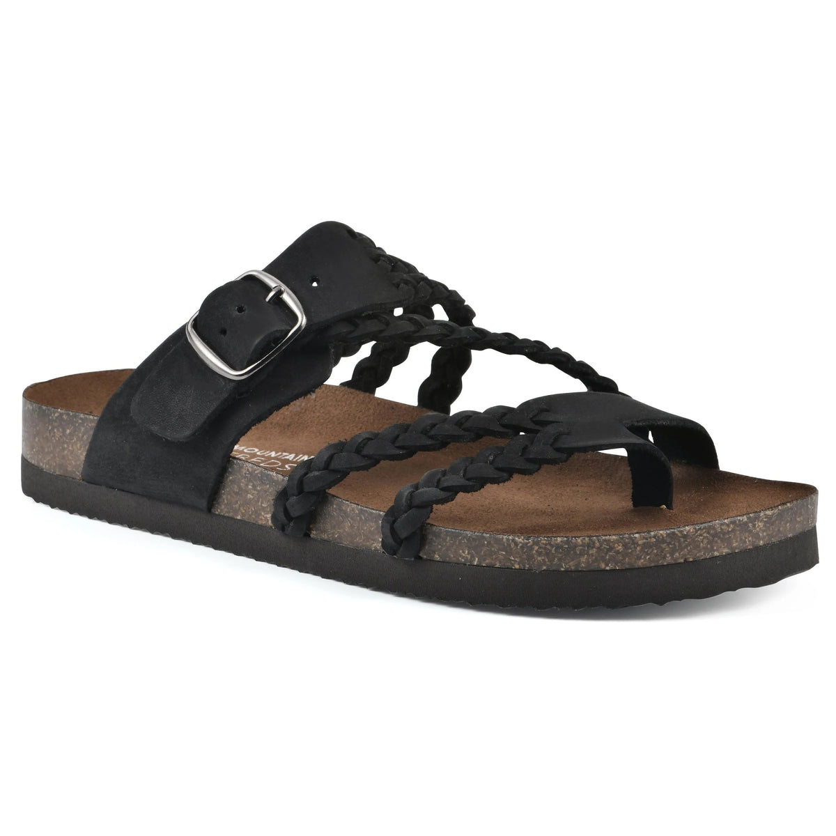 Tindra | Braided Buckle Toe-Post Sandals