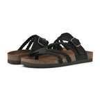 Tindra | Braided Buckle Toe-Post Sandals