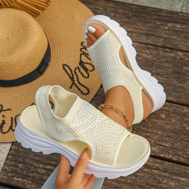 Fable | Adjustable Strap Mesh Sandals