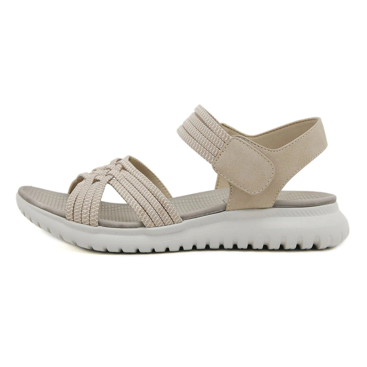 Sage | Braided Strap Cushioned Sandals