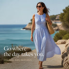 Veda | Sleeveless Striped Wrap-Waist Maxi Dress