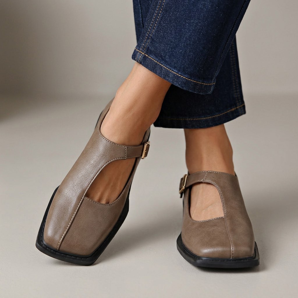 Ruby | Adjustable Strap Mary Janes