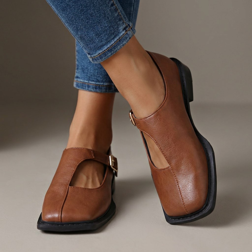 Ruby | Adjustable Strap Mary Janes