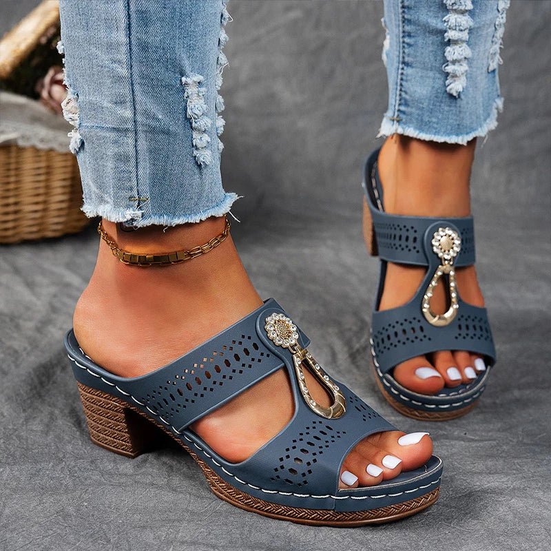 Nerida | Chic Slip-On Comfort Sandals