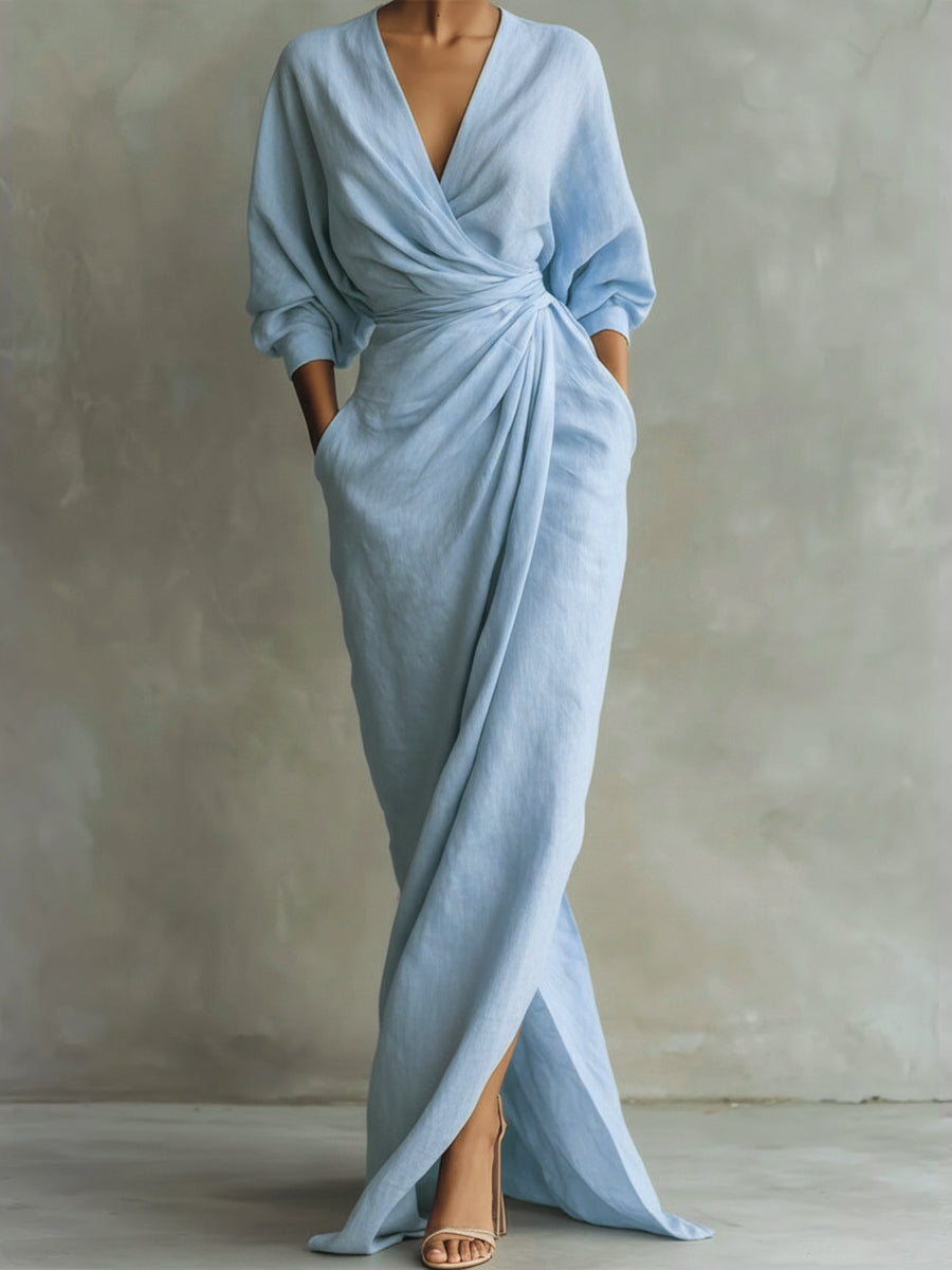 Lilith | Elegant Wrap Maxi Dress