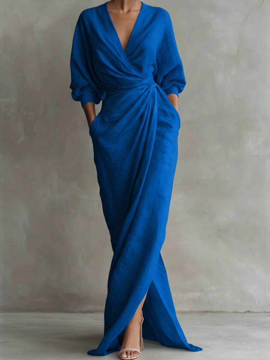 Lilith | Elegant Wrap Maxi Dress