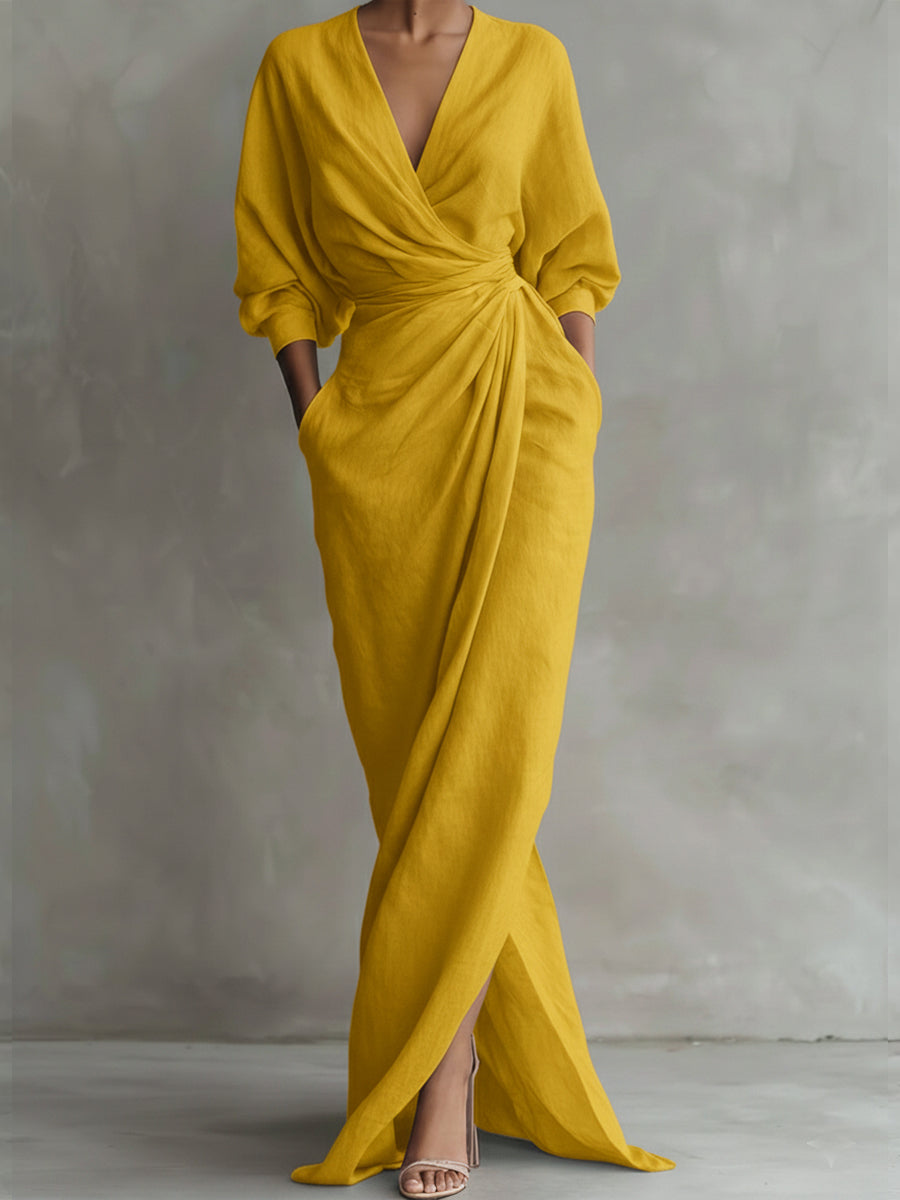 Lilith | Elegant Wrap Maxi Dress