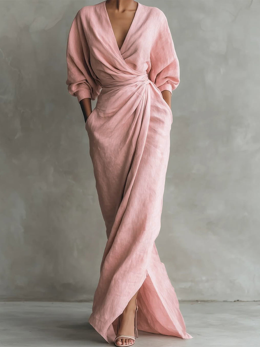 Lilith | Elegant Wrap Maxi Dress