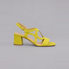 Xanthe | Bold Colour Low-Heel Sandals