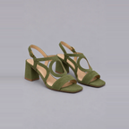 Xanthe | Bold Colour Low-Heel Sandals