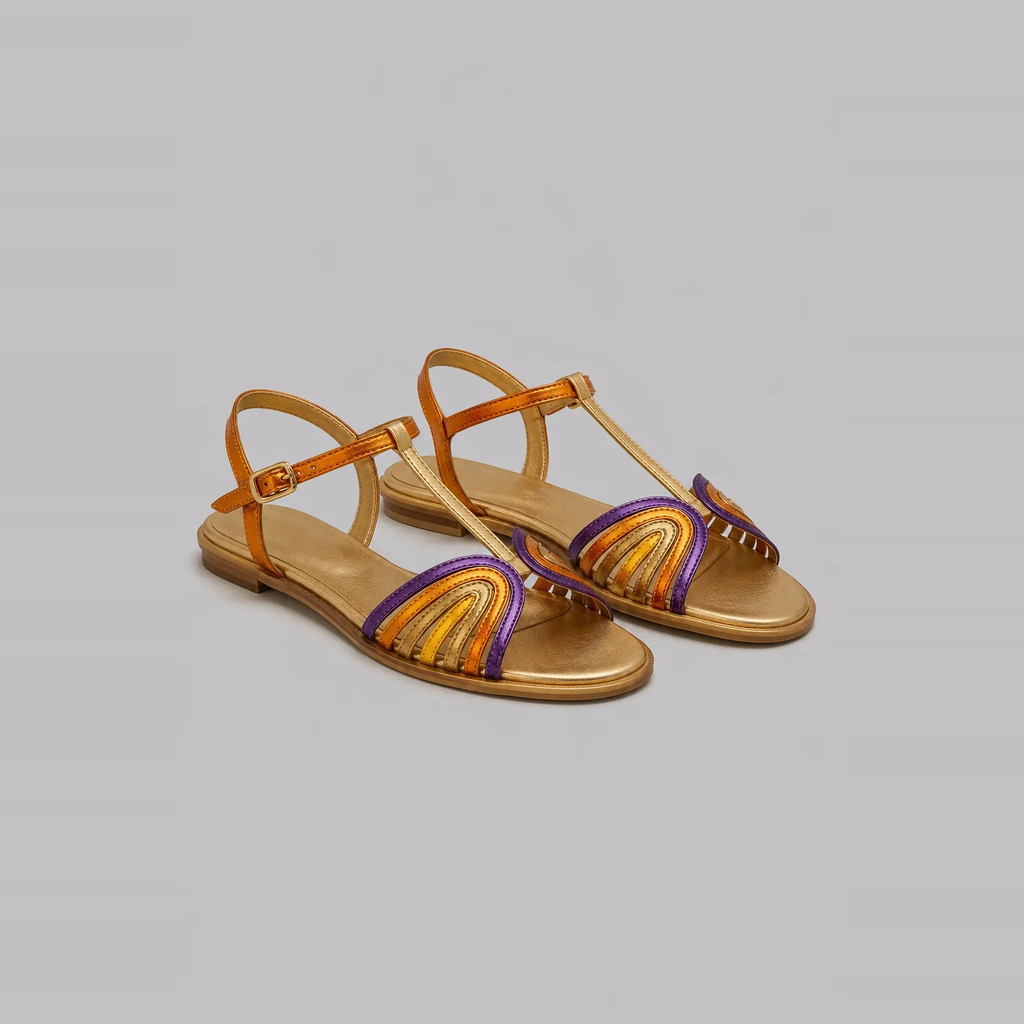 Maya | Sun-Kissed Colourful Strap Sandals