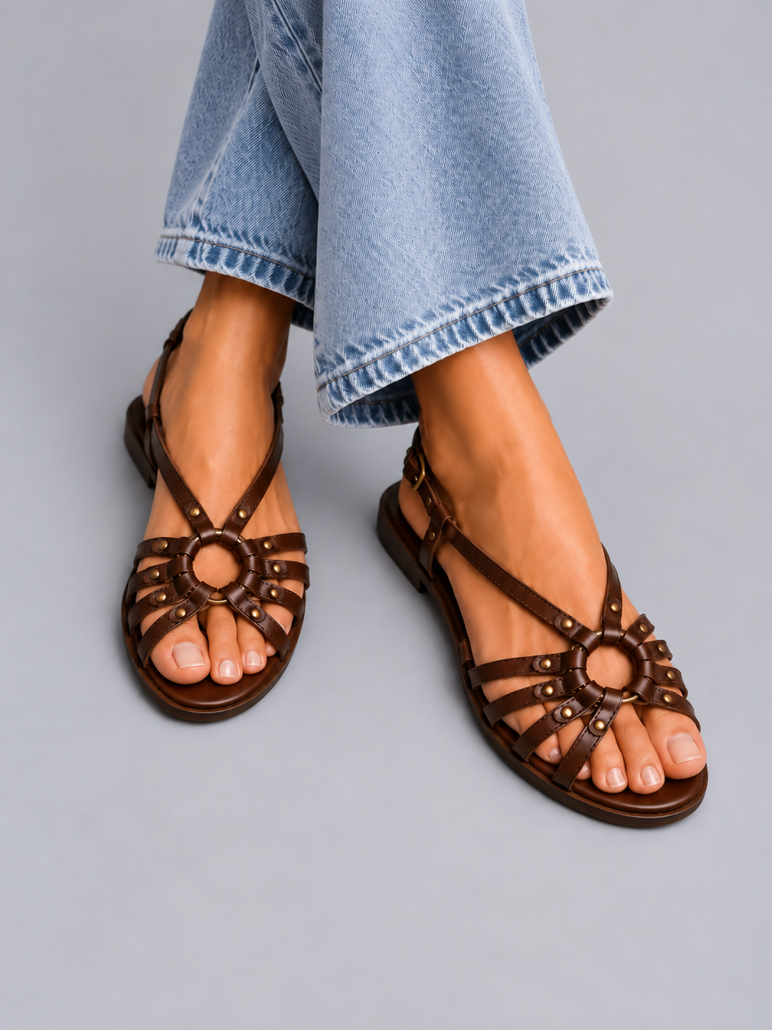 Danica | Artisan-Style Strappy Sandals