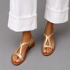 Florence | Bright T-Strap Summer Sandals