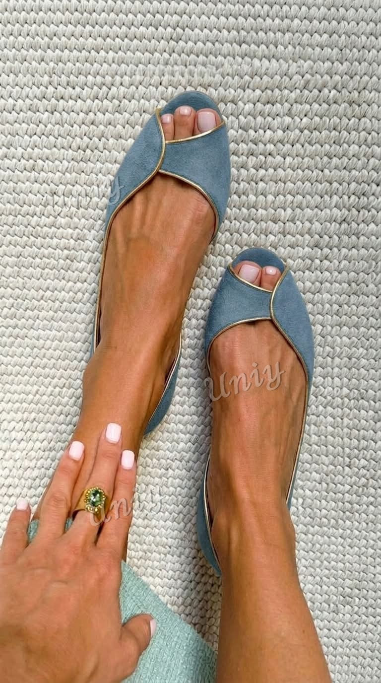 Leona | D'Orsay Open-Toe Flat