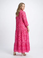 Alba | Button-Through Midi Dress