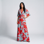 Reva | Floral Wrap Maxi Dress
