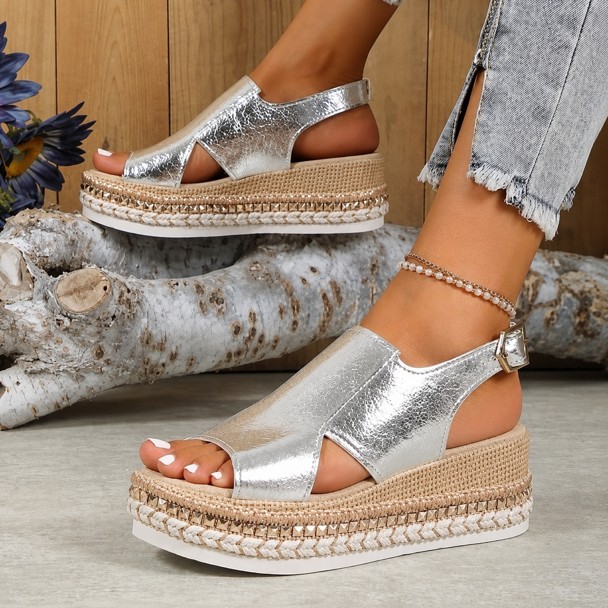 Gretel | Cushioned Open-Toe Sandals